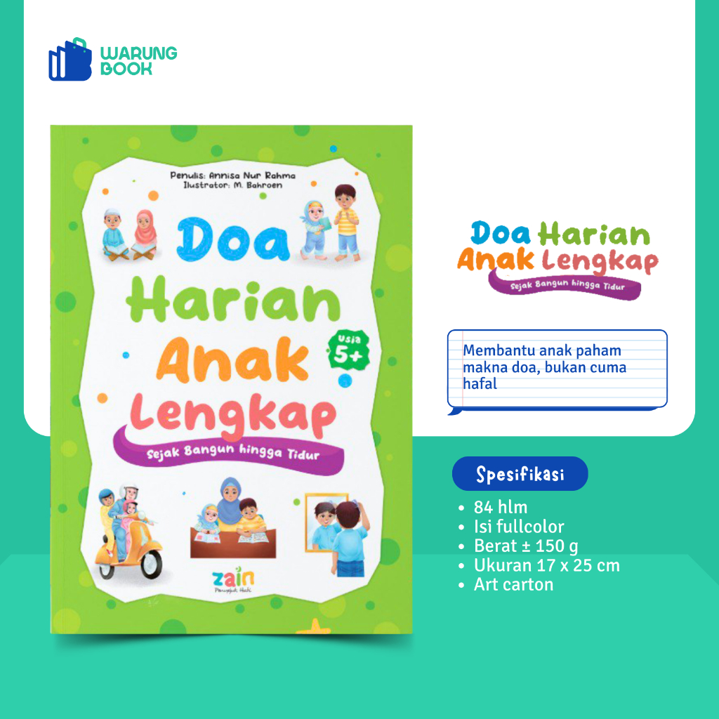 Zain - Buku Doa Harian Anak Lengkap Sejak Bangun Hingga Tidur - Belajar Berdoa Sehari Hari