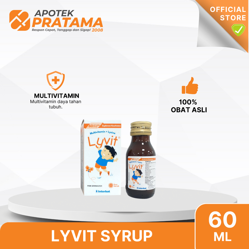 LYVIT SIRUP 60ML / LYVIT 60ML SYRUP