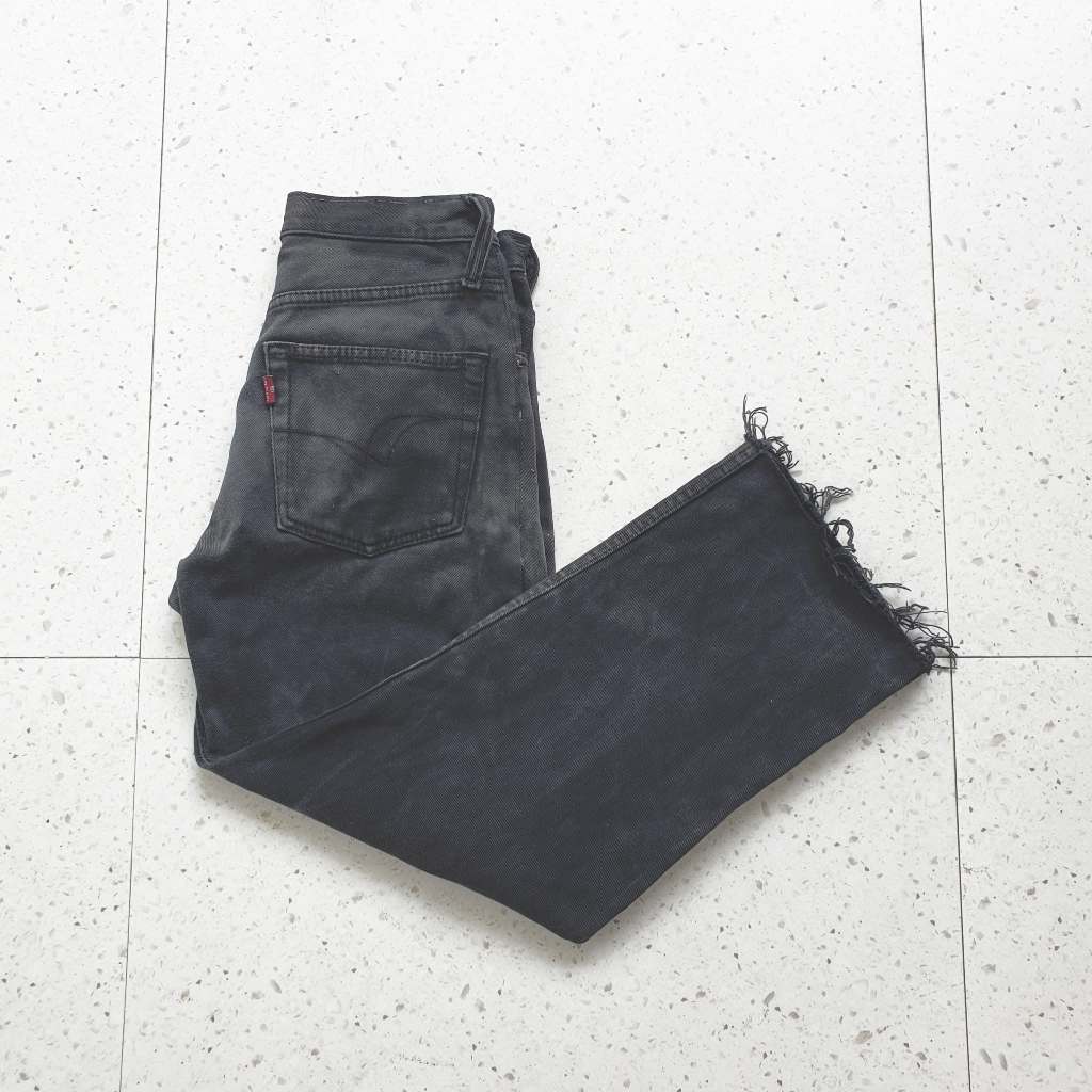 Celana Rip Jeans Panjang Lee Clasic / Size 30 - Lingkar 80 cm / Bekas - Second - Preloved