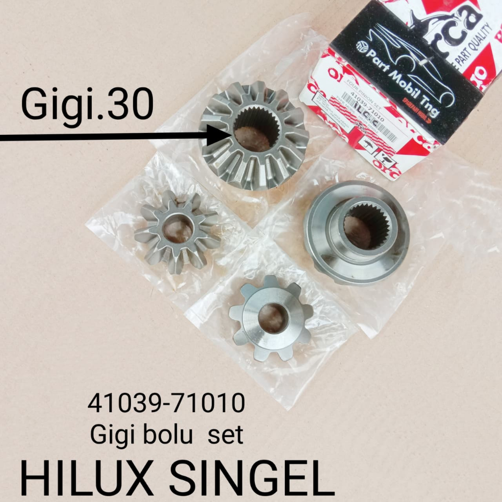 Gear Kit Gigi Bolu Toyota Fortuner Hailuk Hilux Single Orca 41039-71010