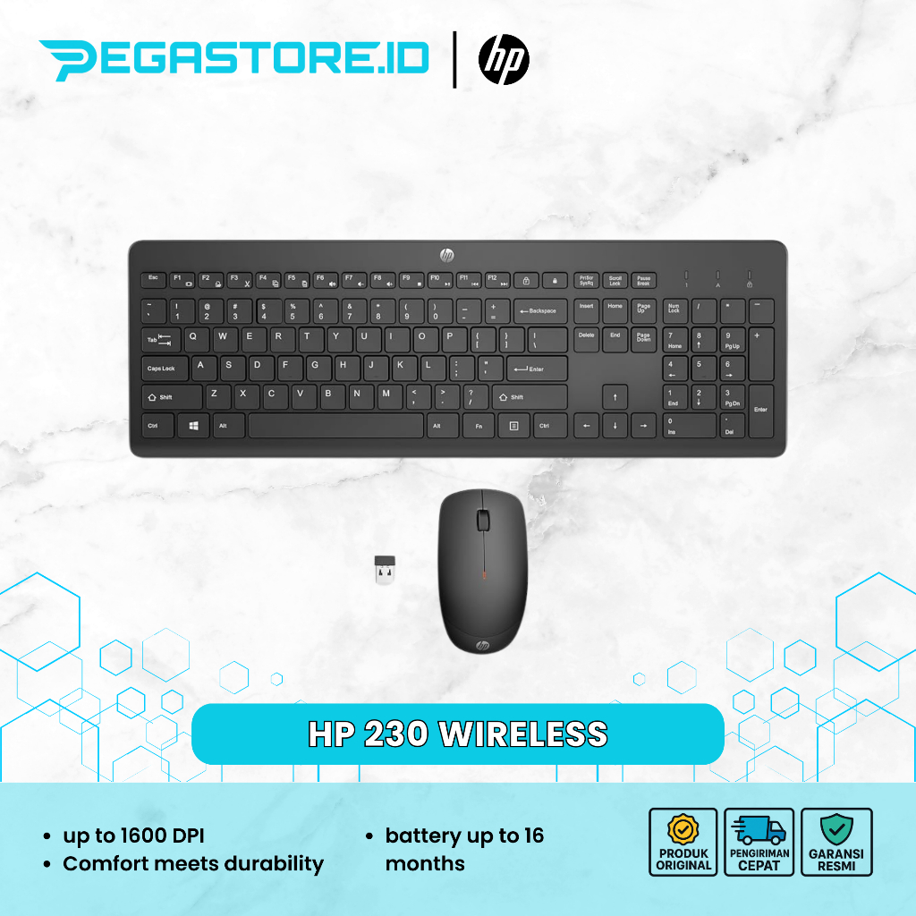 HP Keyboard Mouse 230 Wireless