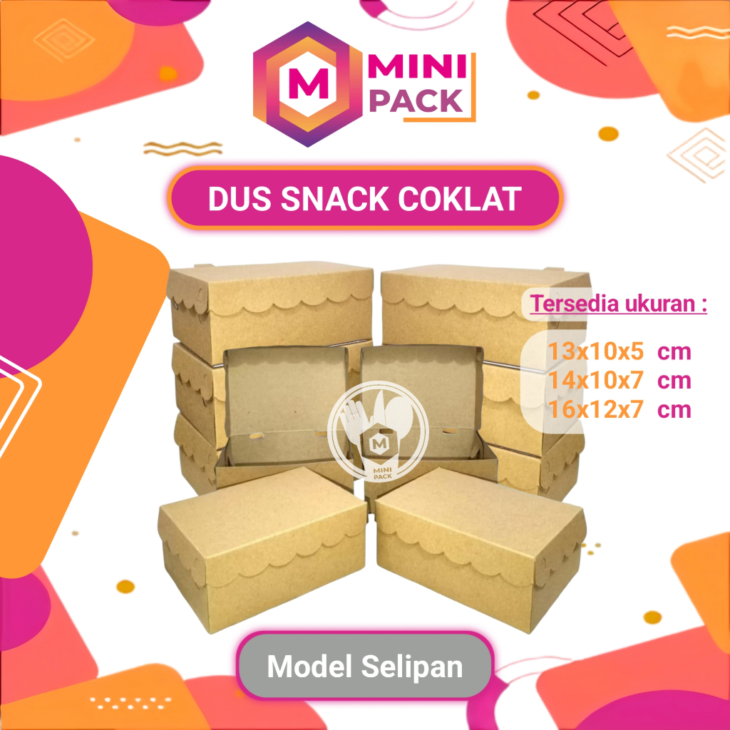 Dus Snack R3 R5 Dus Aqua Gelas Cukup Coklat Box Nasi Box Kotak Dus 13x10x5 14x10x7 16x12x7 13x10 14x