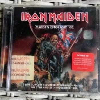 CD AUDIO ORIGINAL IRON MAIDEN - MAIDEN ENGLAND 88  DOUBLE CD SEGEL