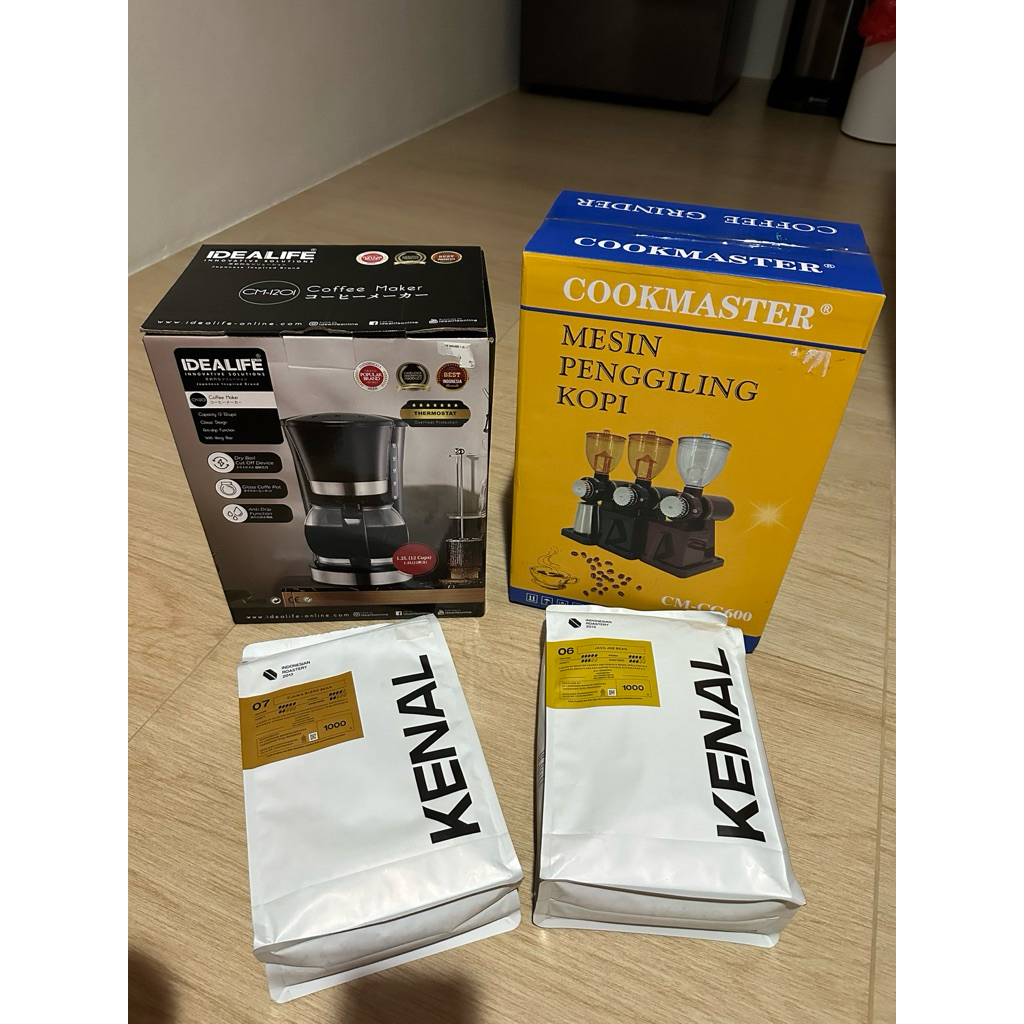 Paket Lengkap Mesin Penggiling Kopi