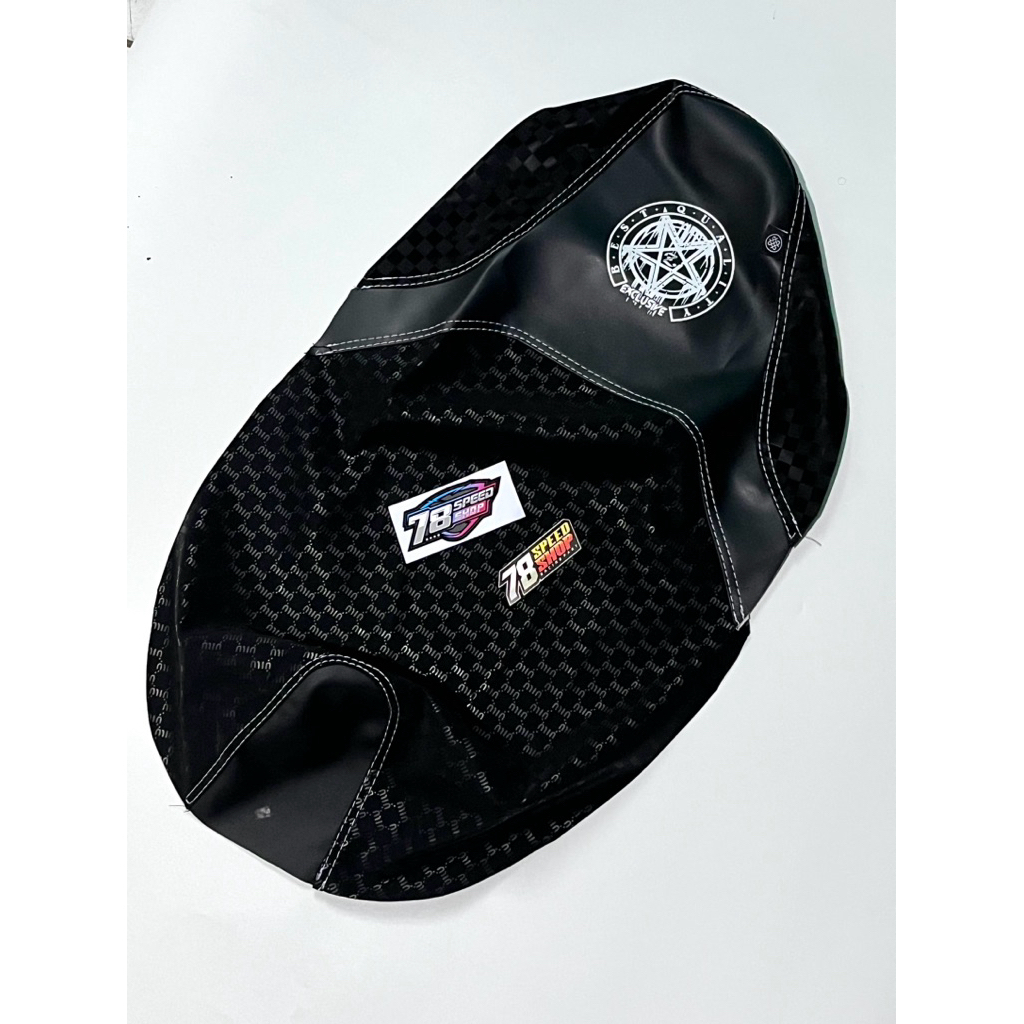 SARUNG JOK JOX KULIT JOK JOX PREMIUM BAHAN TEBAL MODEL KARBON JAHIT MINIMALIS NMAX VARIO BEAT TRAIL 