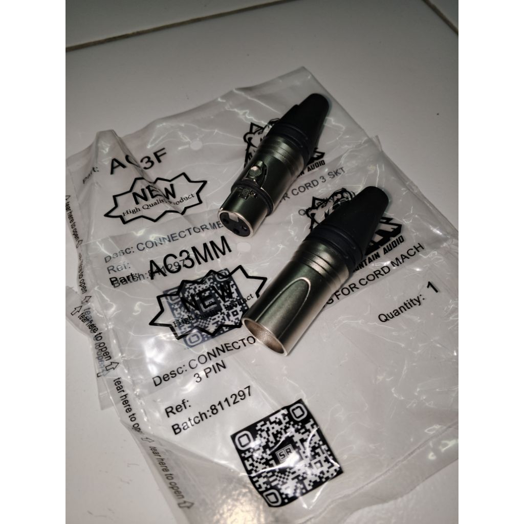 1SET ( 2PCS ) 1JACK CANON AC3MM BMA 1 COVER CANON AC3F BMA / JACK CANON BMA / COVER CANON BMA