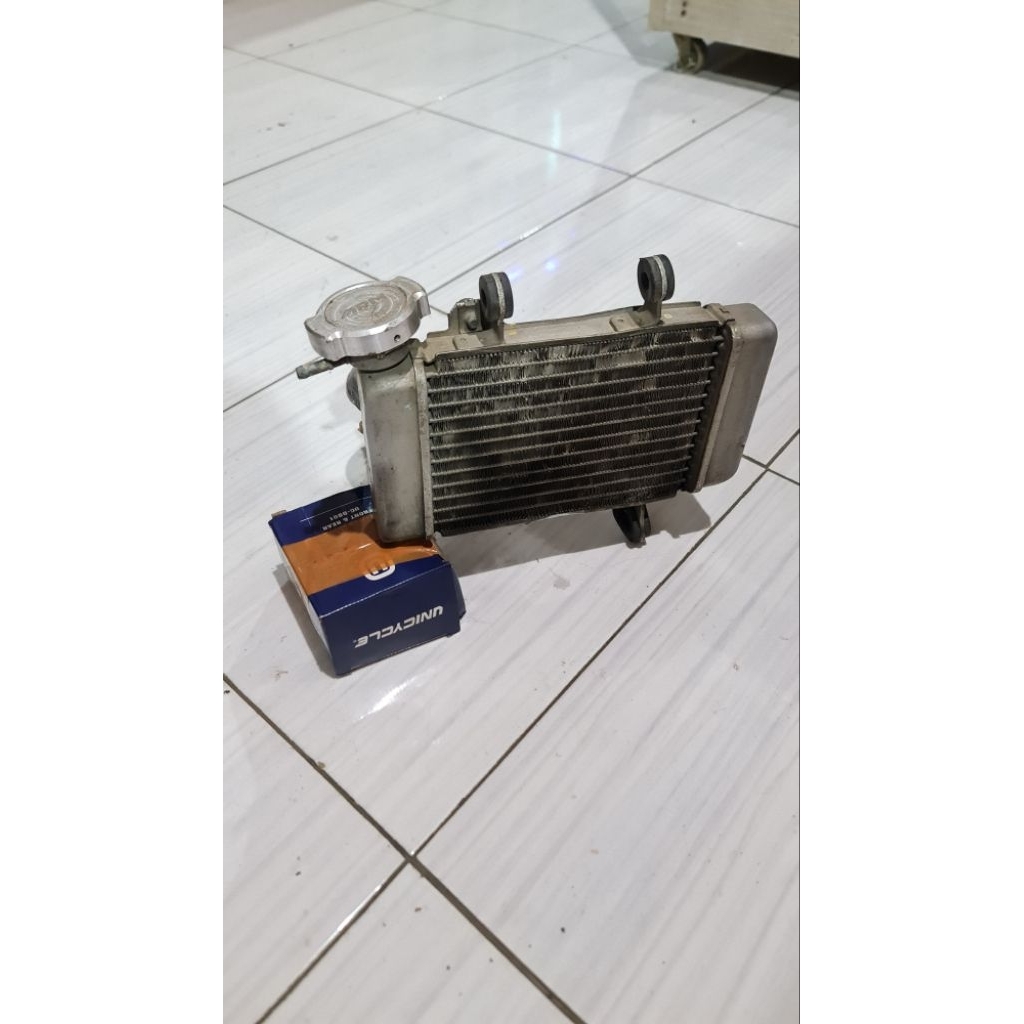 radiator jupiter mx new 135/old second layak pakai set kipas