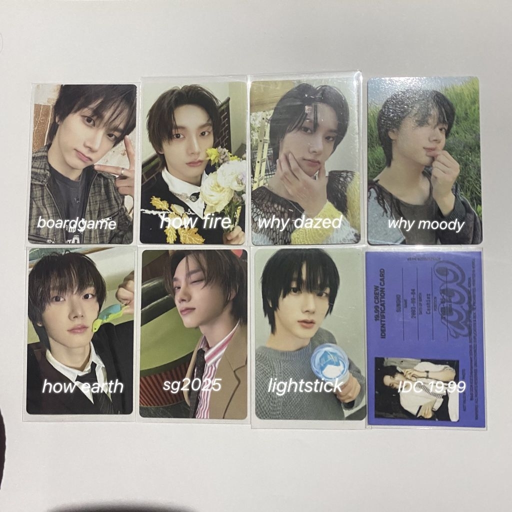 pc photocard sungho official boynextdoor