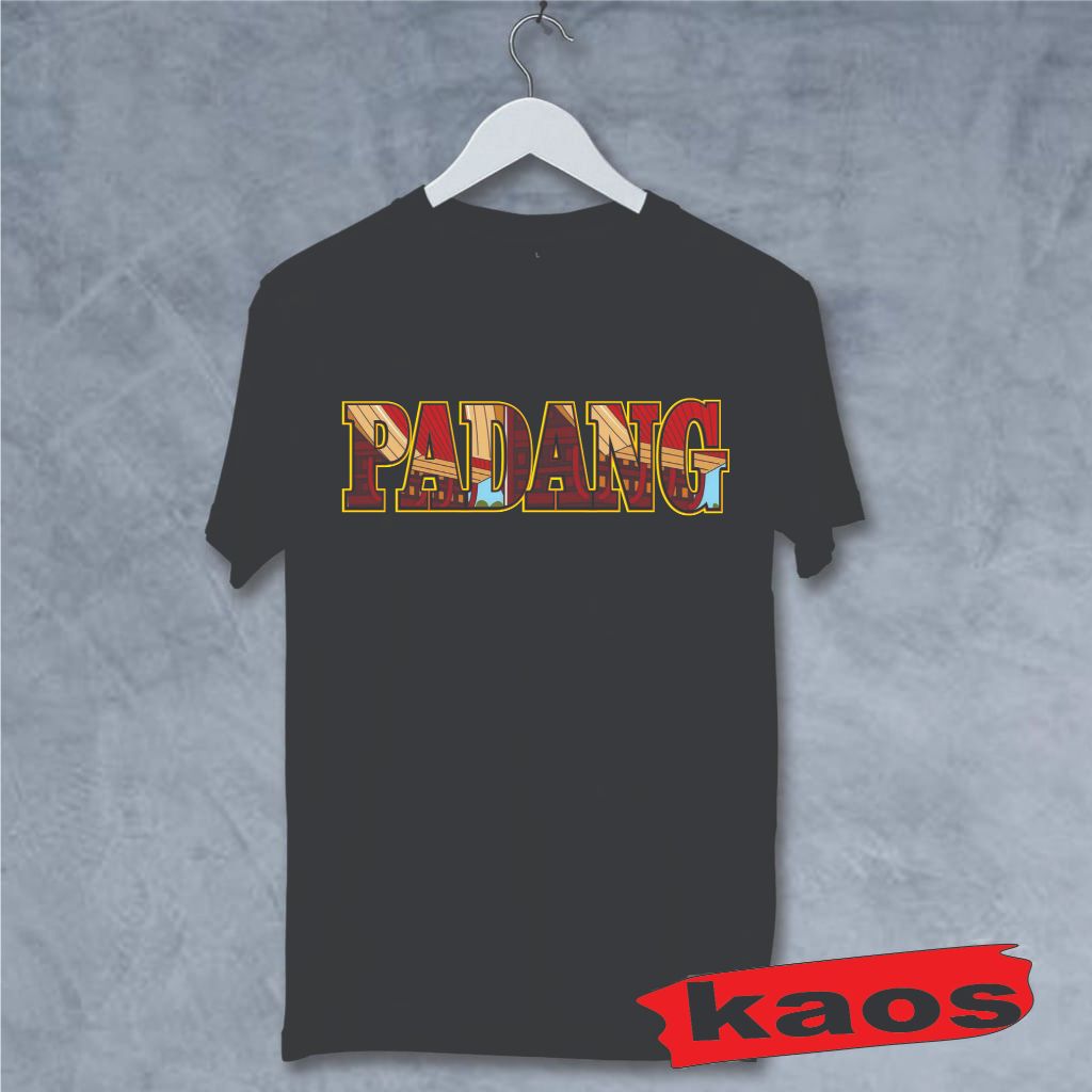 kaos katun/kaos oleh oleh padang/kaos pulau padang