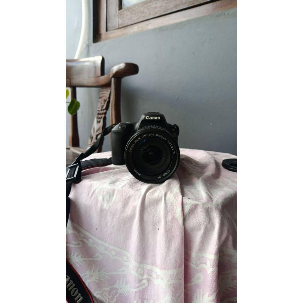 Kamera CANON 200D Mark ii-Second-Mulus-Lensa EFS 18-135mm