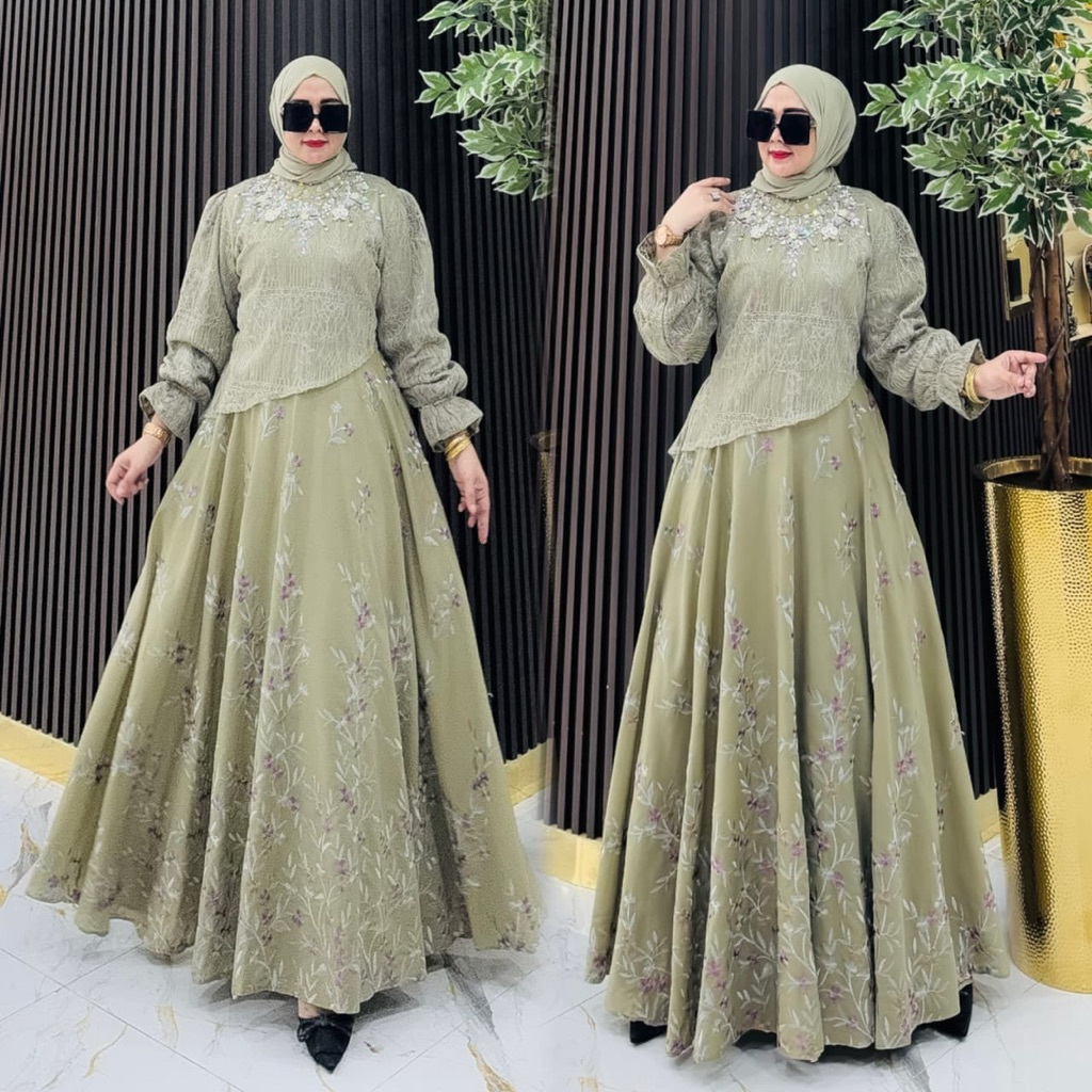 READY NEW ARIVAL DRESS NADIA FRESS HIJAB MEWAH