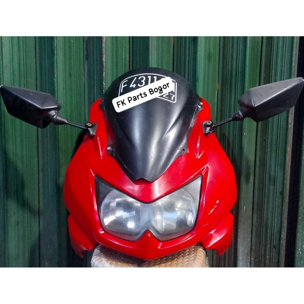 Fairing depan ninja 250 karbu original kawasaki ninja karbu fairing lampu depan ninja 250 karbu refl