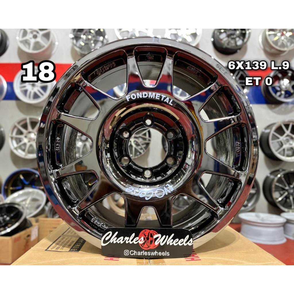 VELG JF EVO CORSE RING 18 BLACKCHROME