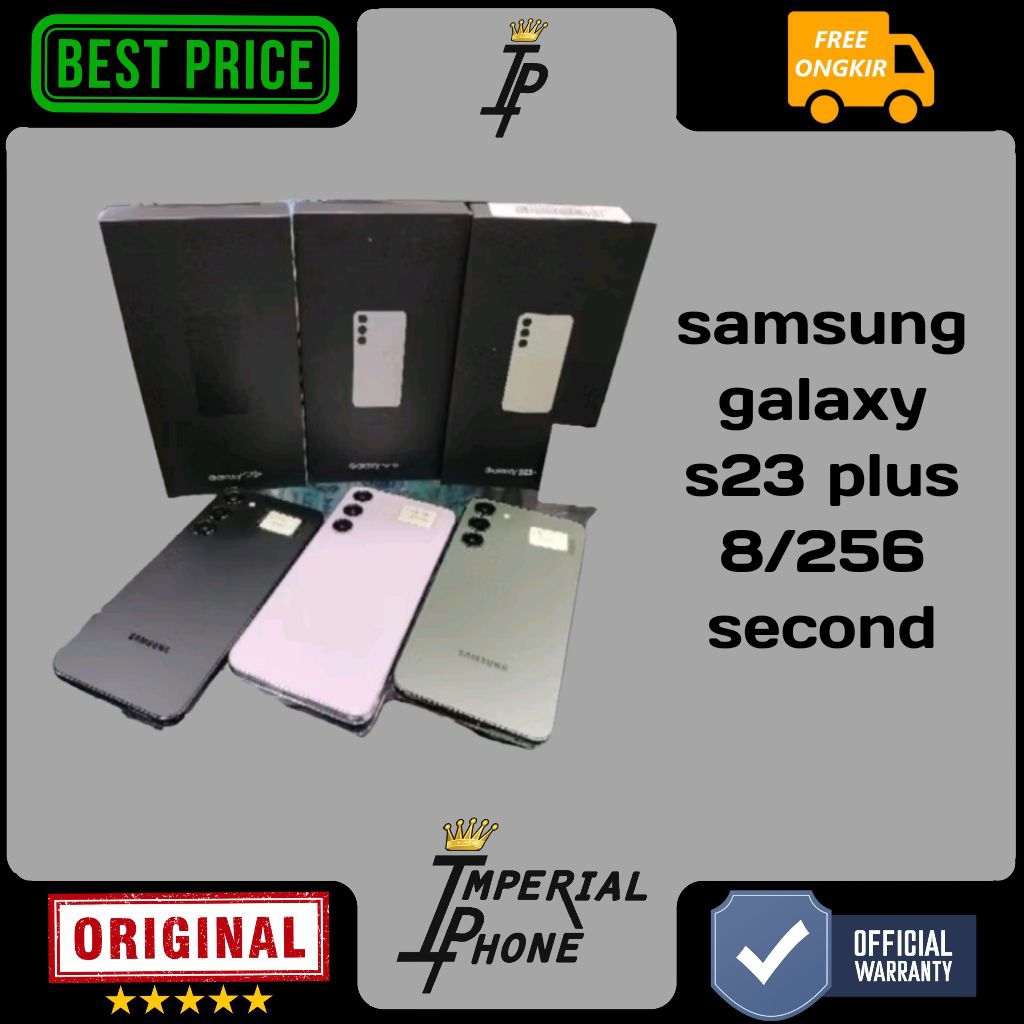 samsung galaxy s23 plus 8/256 resmi second