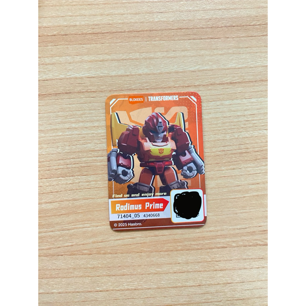 RODIMUS PRIME blokees transformer