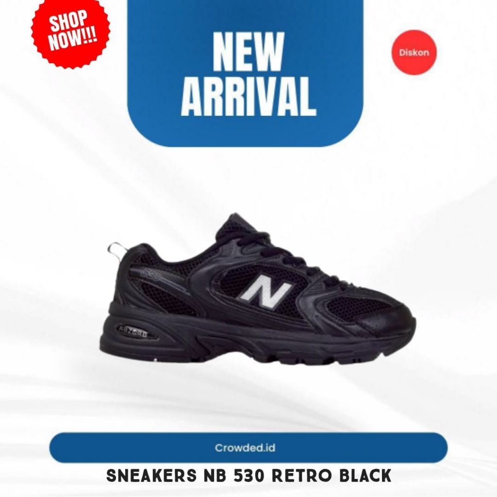 (CROWDED) Sneakers NB 530 Retro Black