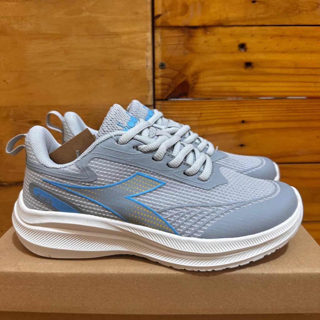 ONLY SIZE 37 SEPATU DIADORA WANITA DIADORA KALISTIK GREY COD ORIGINAL SPORTY RUNNING NYAMAN WOMEN