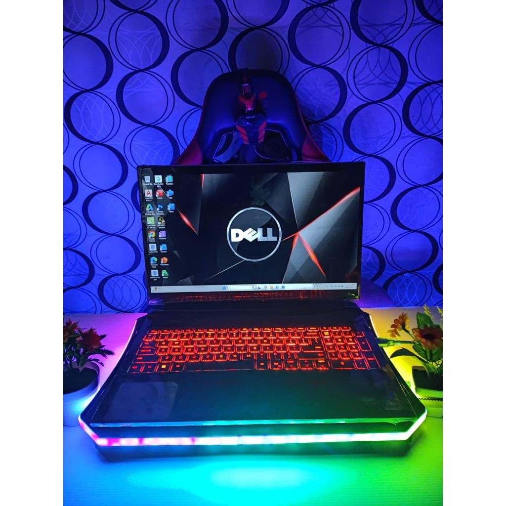 Laptop Gaming DELL 5525 FULLSET BOX RYZEN RAM 16Gb SSD 512Gb RTX 3050 DUAL VGA