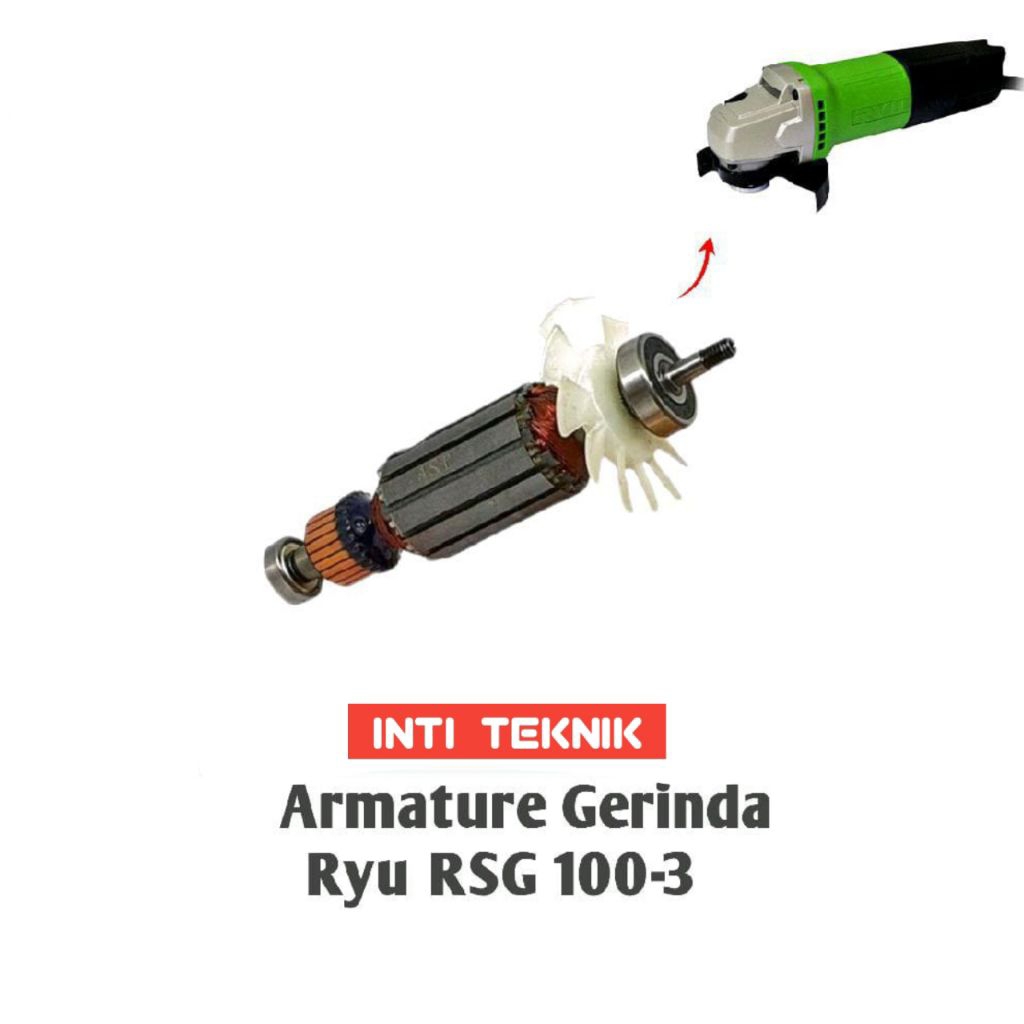 Armature untuk RYU rsg 100-3 mesin gerinda 4in angker ryu