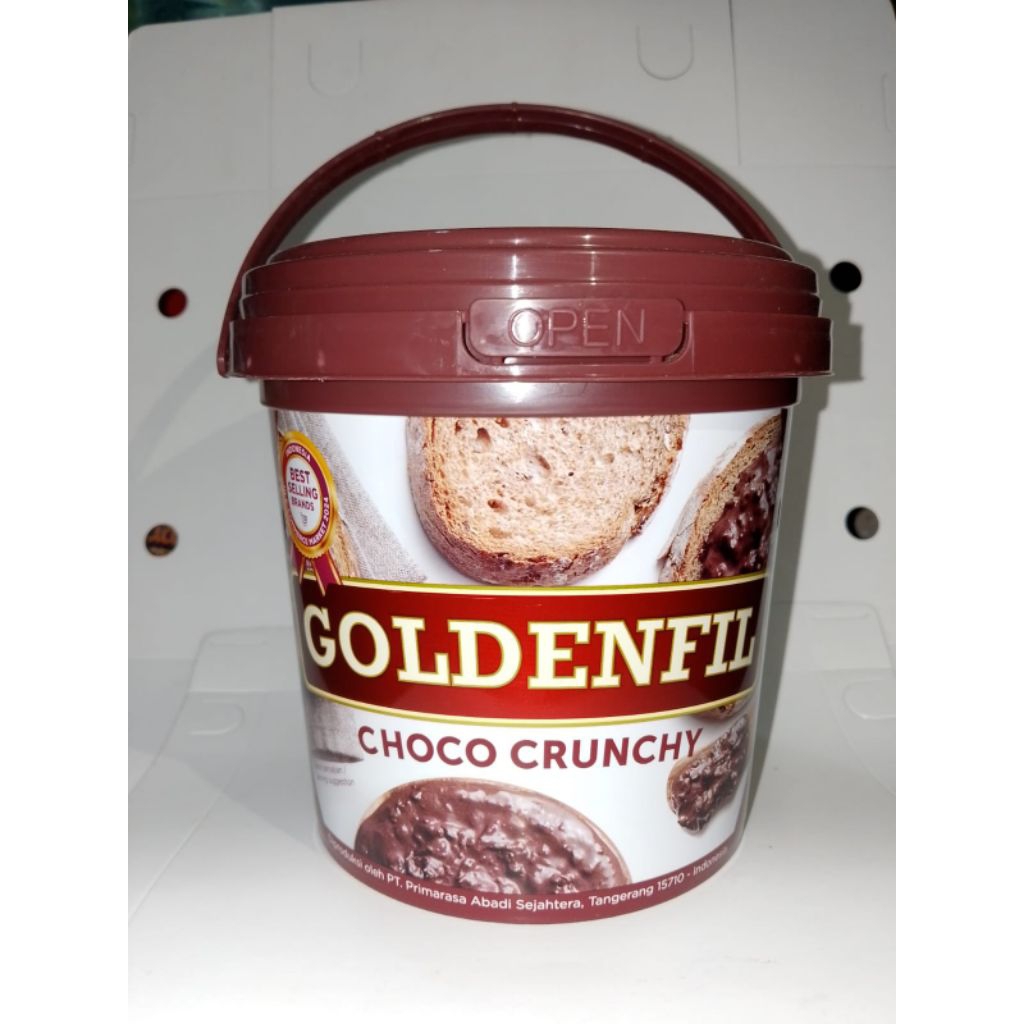 glaze coklat crunchy