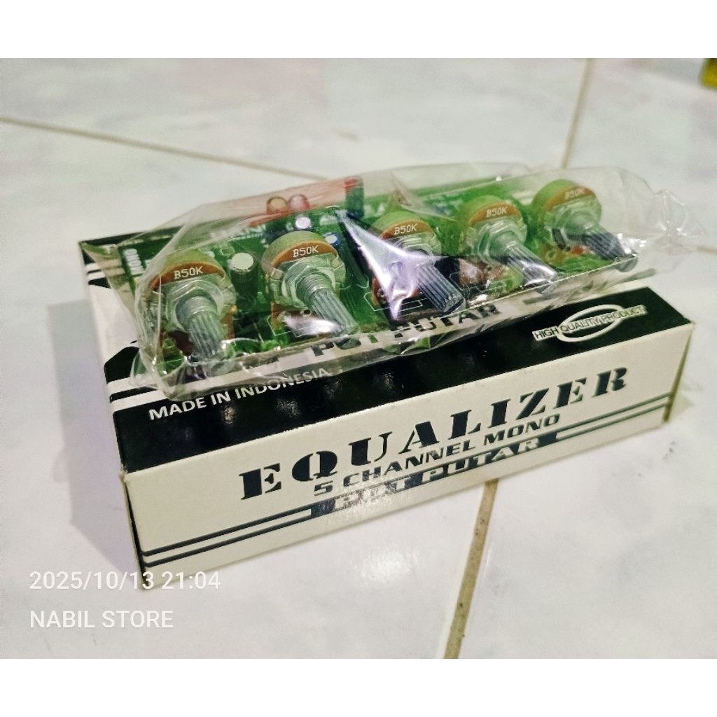 KIT EQUALIZER MONO Potensio