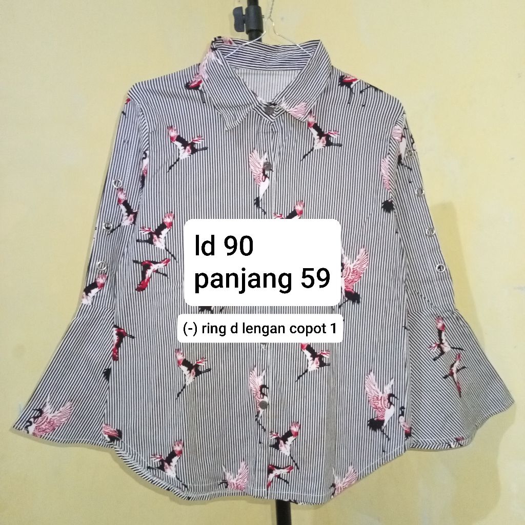 kemeja salur preloved