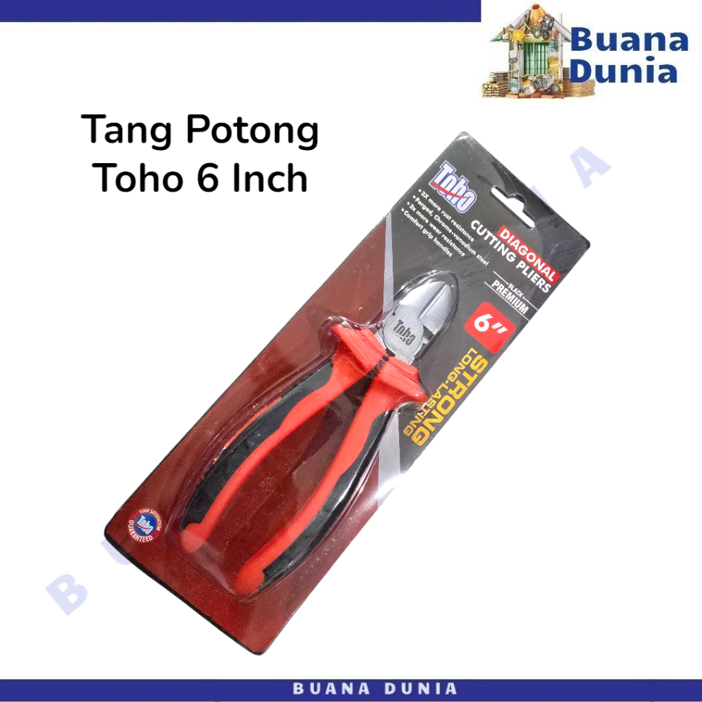 Tang Potong TOHO 6 Inch | Diagonal Cutting Pliers 6"
