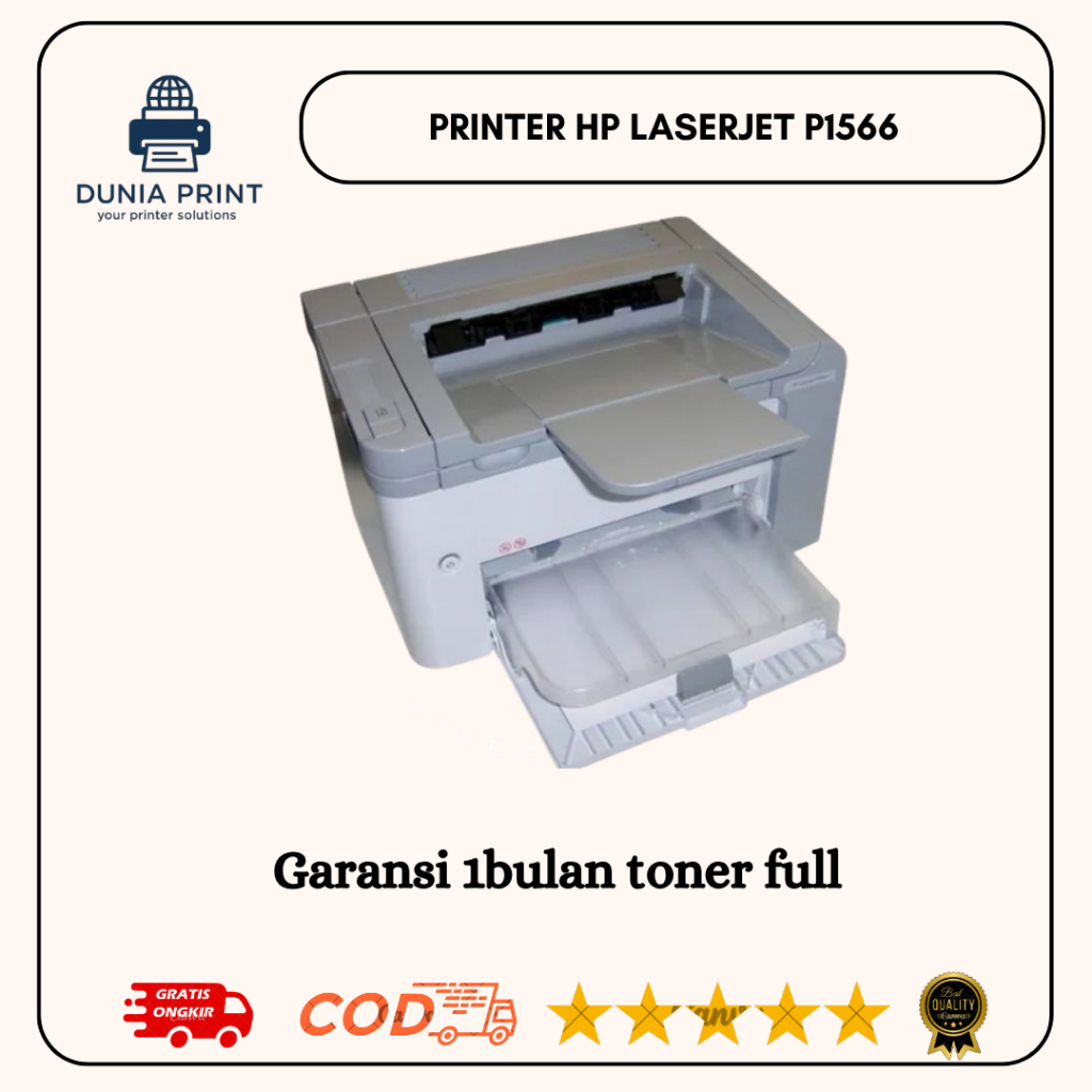 Printer HP LaserJet P1566 |Bekas Toner Full|