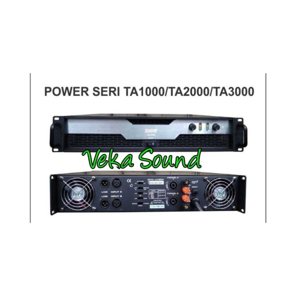 Power Wisdom TA 2000 /TA2000 Power Amplifier Wisdom TA 2000 Original