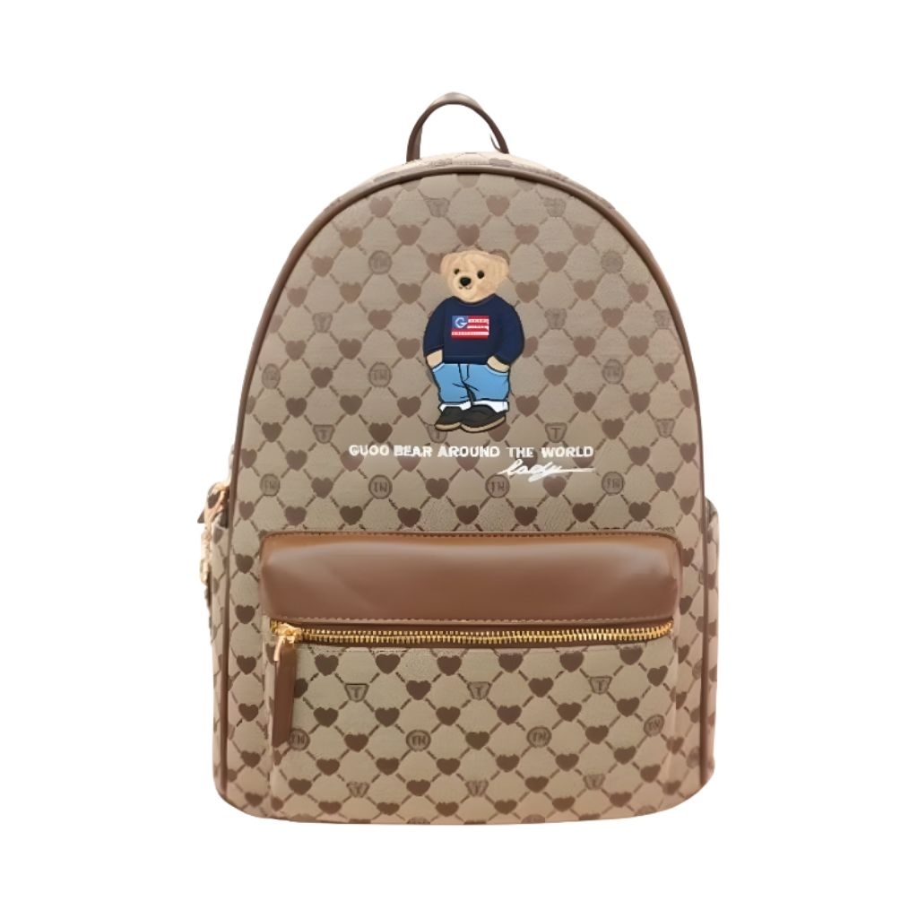 Tas Ttwn Guoo Bear Bangkok Original Gu1455 Extra Large Ransel Rancel Backpack Punggung Sekolah Bag W
