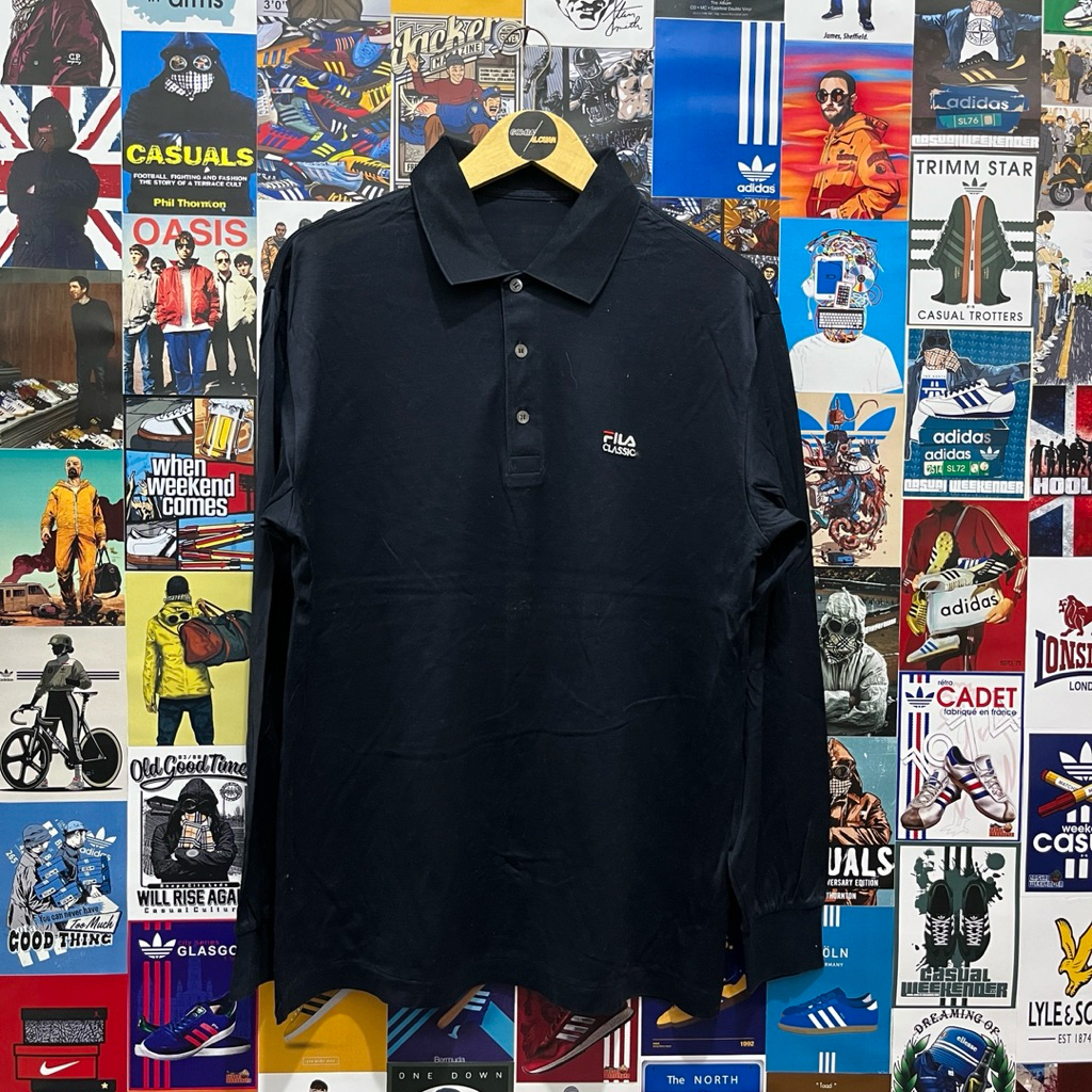 Long Sleeve / Polo Shirt / Rugby Shirt / Vintage / Second / FILA