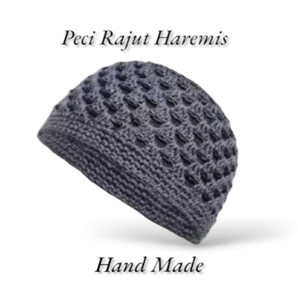 Harzu Peci - Peci Handamade Rajut RRT Saudi Original