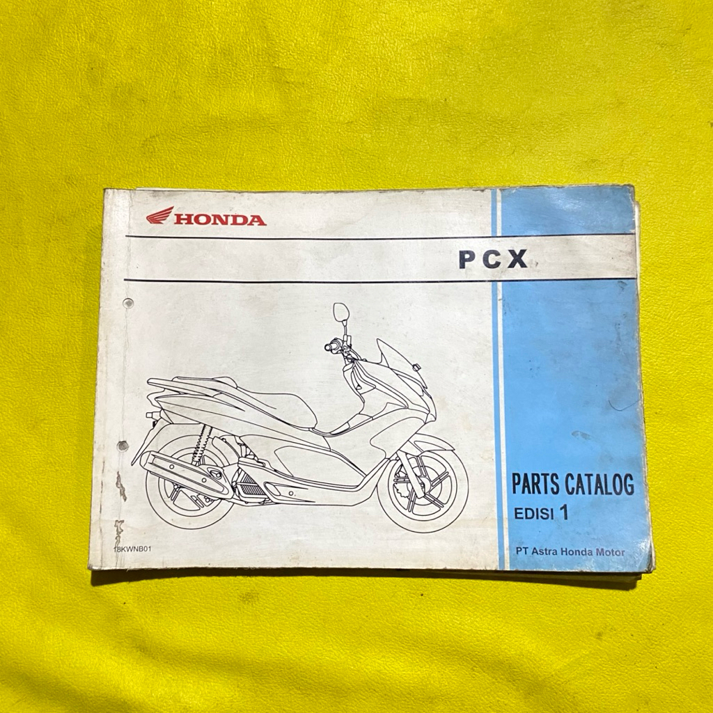 Buku part Catalog Honda PCX 125 (2010-2012) original