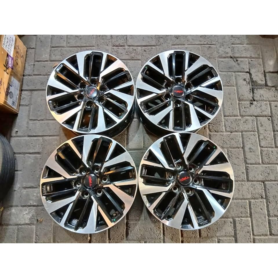 VELG MOBIL ORI STD FORTUNER TRD RING 18 LUBANG BAUT PCD 6X139 PELEK