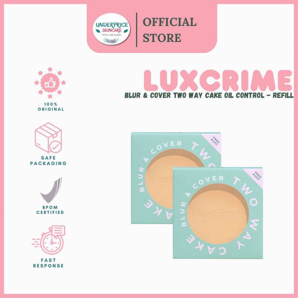 Luxcrime Blur & Cover two Way Cake Oil Control Refill