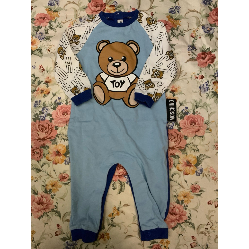 (preloved) sleepsuit moschino