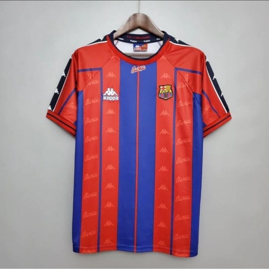 Jersey Kaos Baju Sepak Bola Dewasa Barca Barce Barka Barcelona FCB Home Away 3rd Third Biru Blue Ret