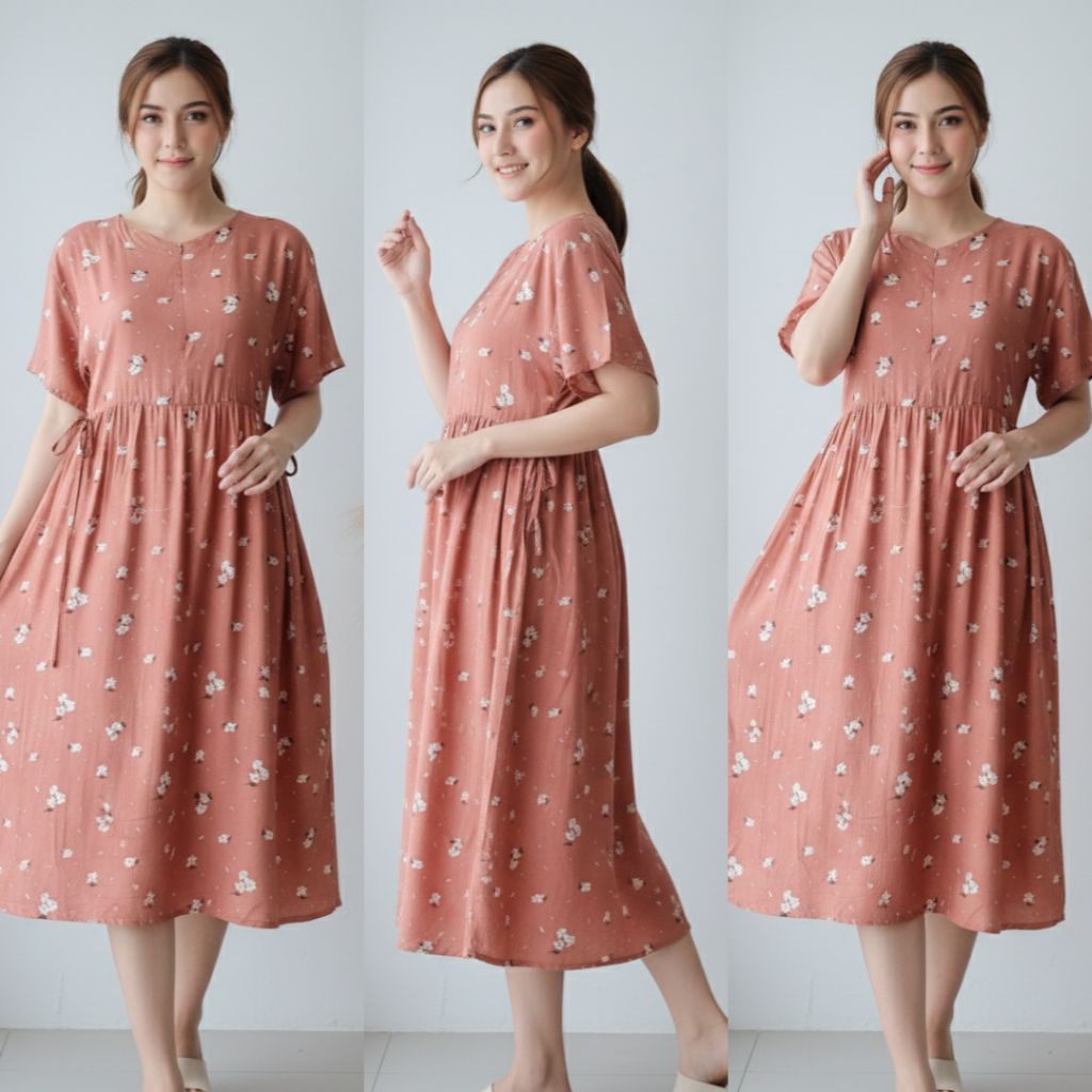 JELITA Daster Rayon Premium | Homedress cantik busui friendly