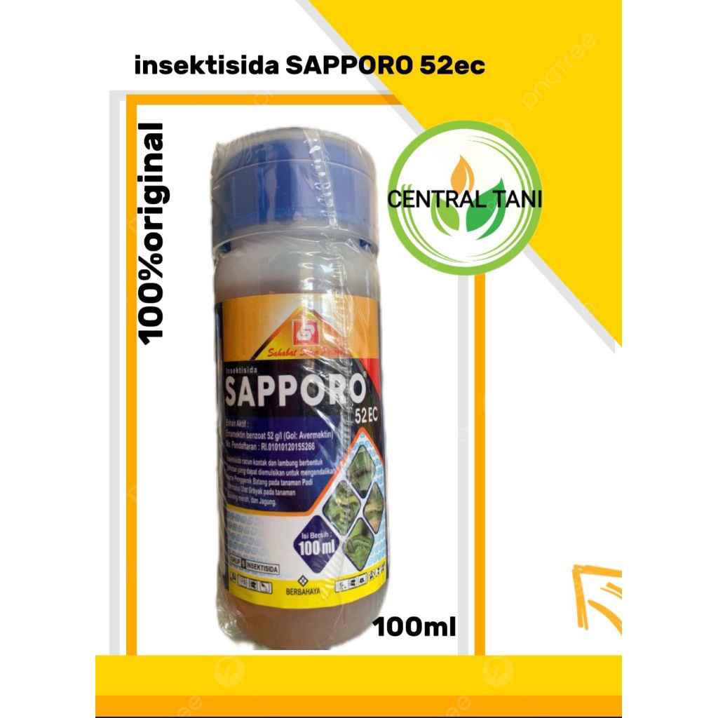 INSEKTISIDA SAPPORO 52 EC 100 mili INSEKTISIDA PEMBASMI HAMA ULAT