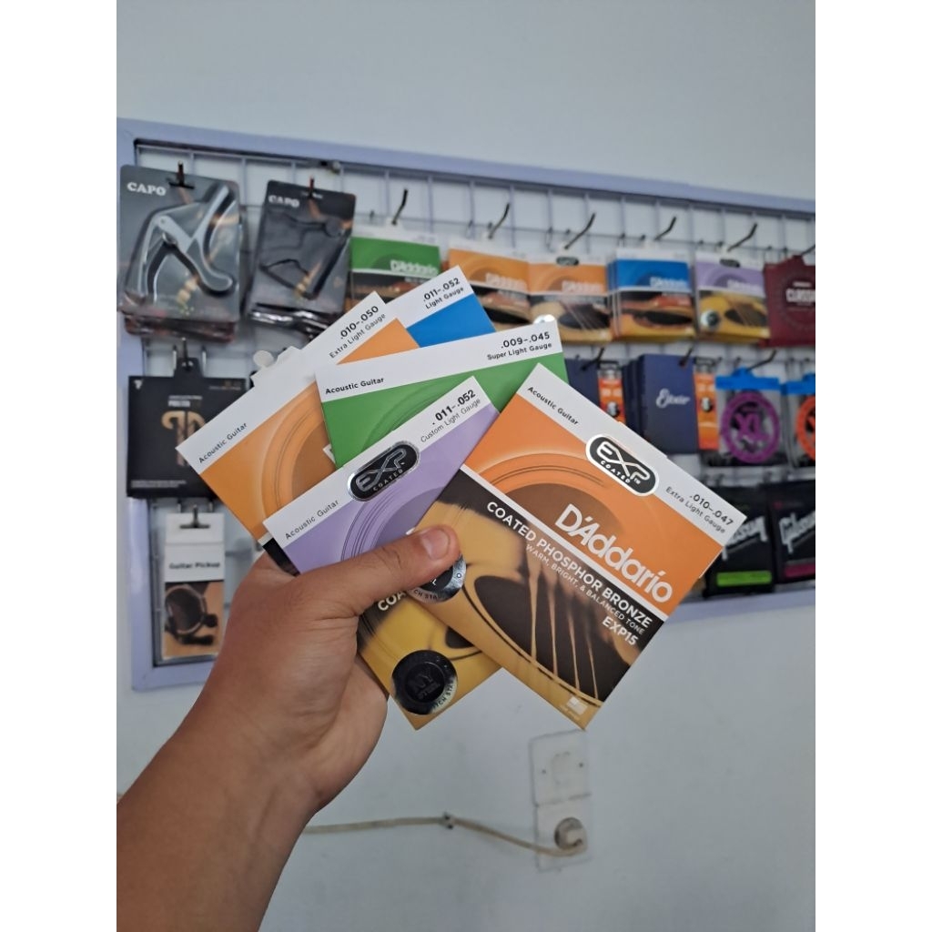 SENAR GITAR AKUSTIK DADDARIO STRING FULLSET / SENAR GITAR AKUSTIK / SENSR GITAR AKUSTIK ELEKTRIK STR