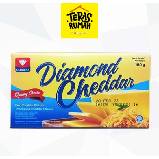DIAMOND CHEESE KEJU CHEDAR BAR 180GR