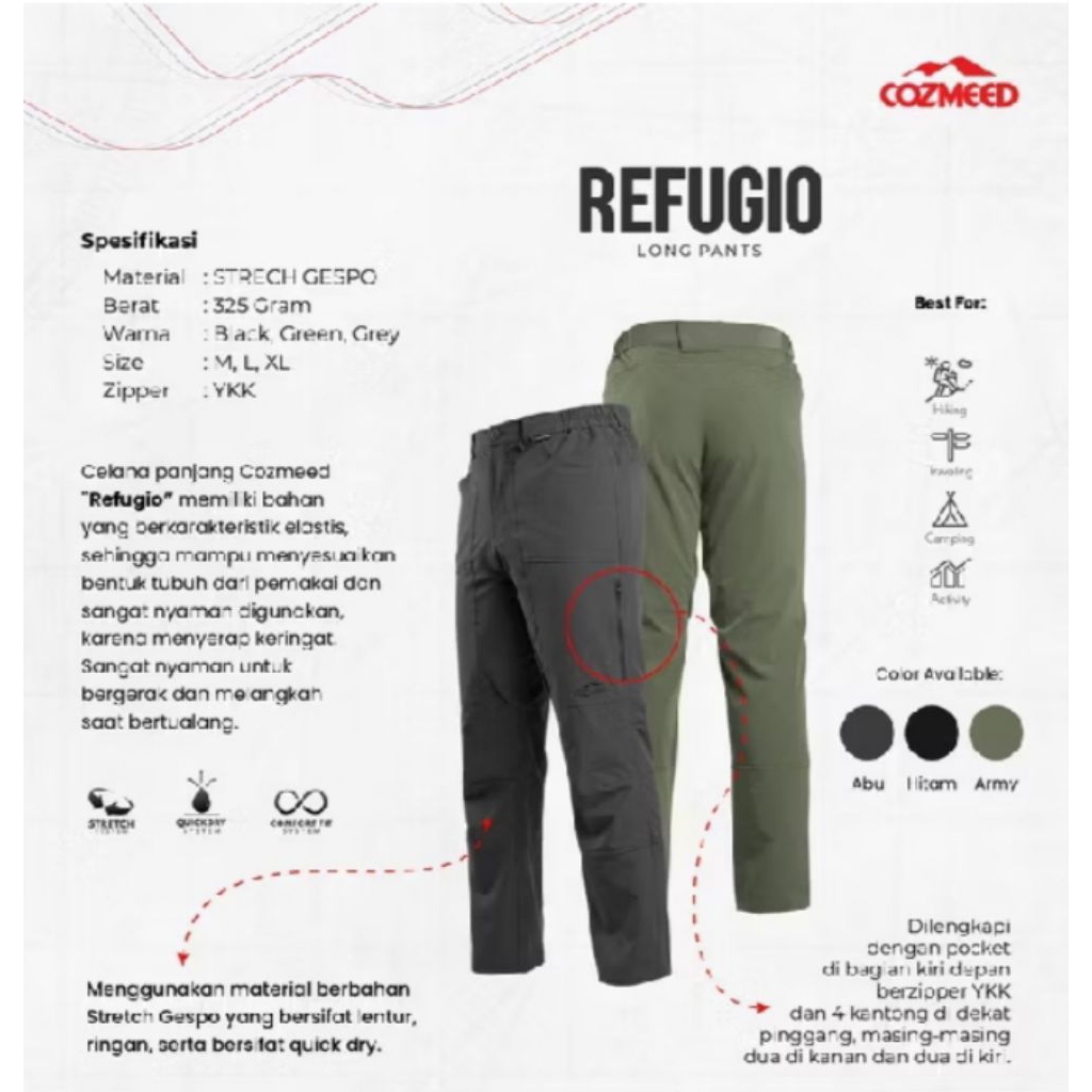 CELANA PANJANG COZMEED REFUGIO