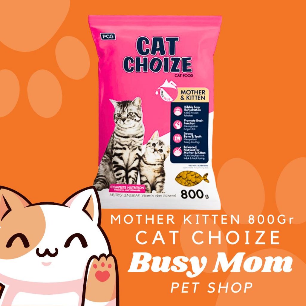 Cat Choize Mother&Kitten Dry Food Cat mother &Kitten Makanan Kucing Kering CatChoize Mother & Kitten