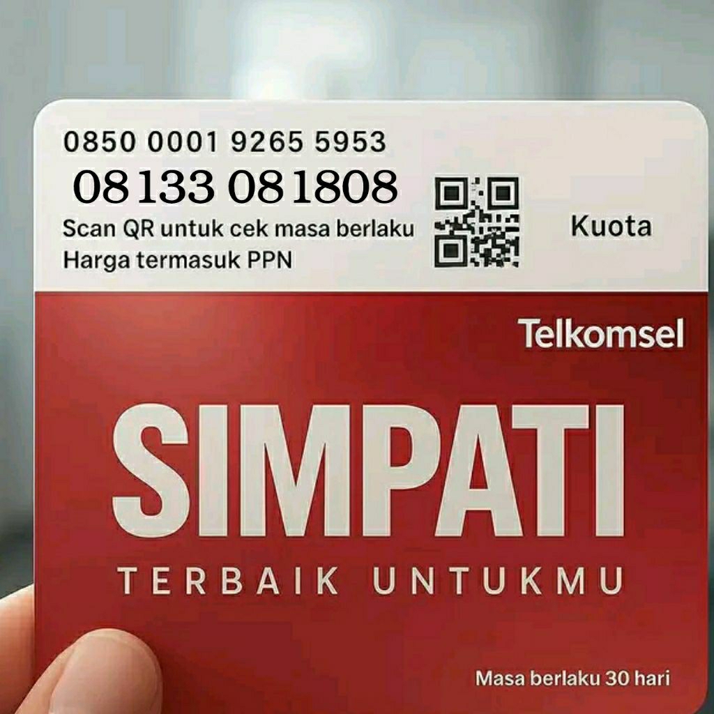 SIMPATI 11 DIGIT NOMOR CANTIK 4 VARIAN 0818 1808 081808 1800 081800 800 805 1805