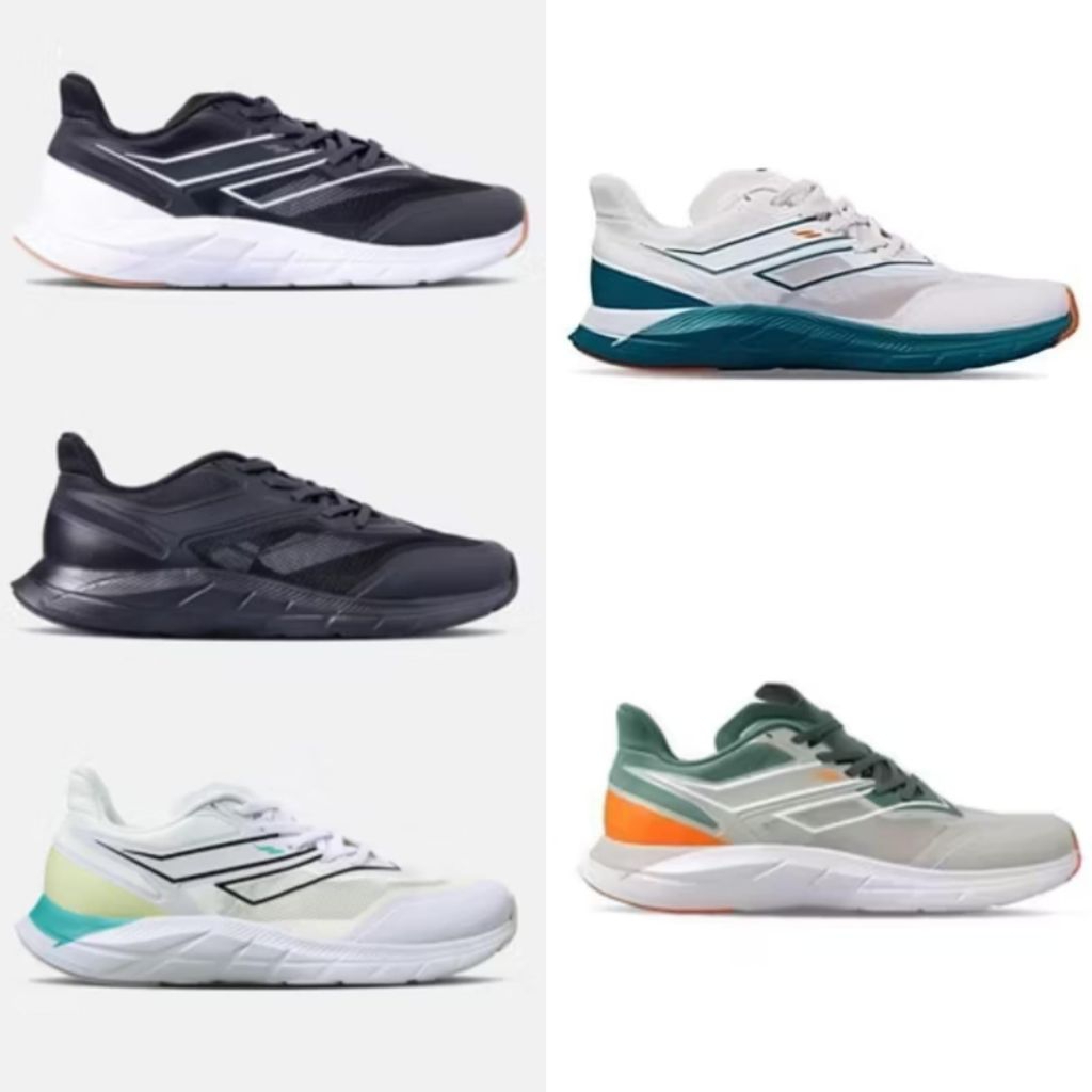 Mills –Treximo saga  M3- black white, white lime, triple black- Sepatu lari /Running /Trail Run / Ba