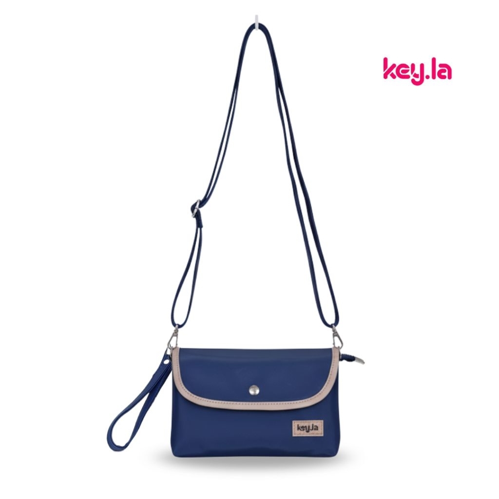 KEY.LA | YUKI TAS SELEMPANG WANITA 2 RUANG BAHAN CHOCOLY Muat HP, Dompet Kecil, Kunci & Makeup Ukura