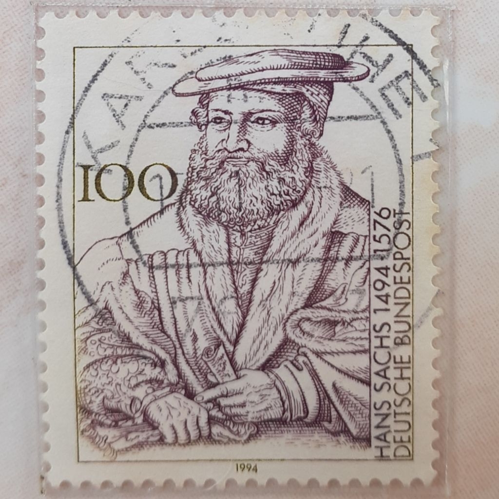 Perangko Jerman 500th Birth Anniversary of Hans Sachs (1494-1576) Tahun 1994