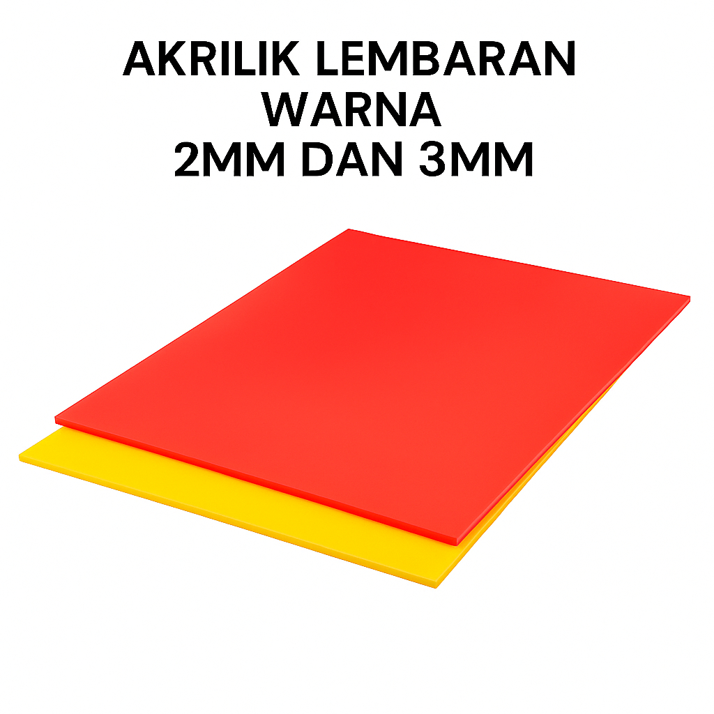 lembaran Akrilik warna 2mm 3mm