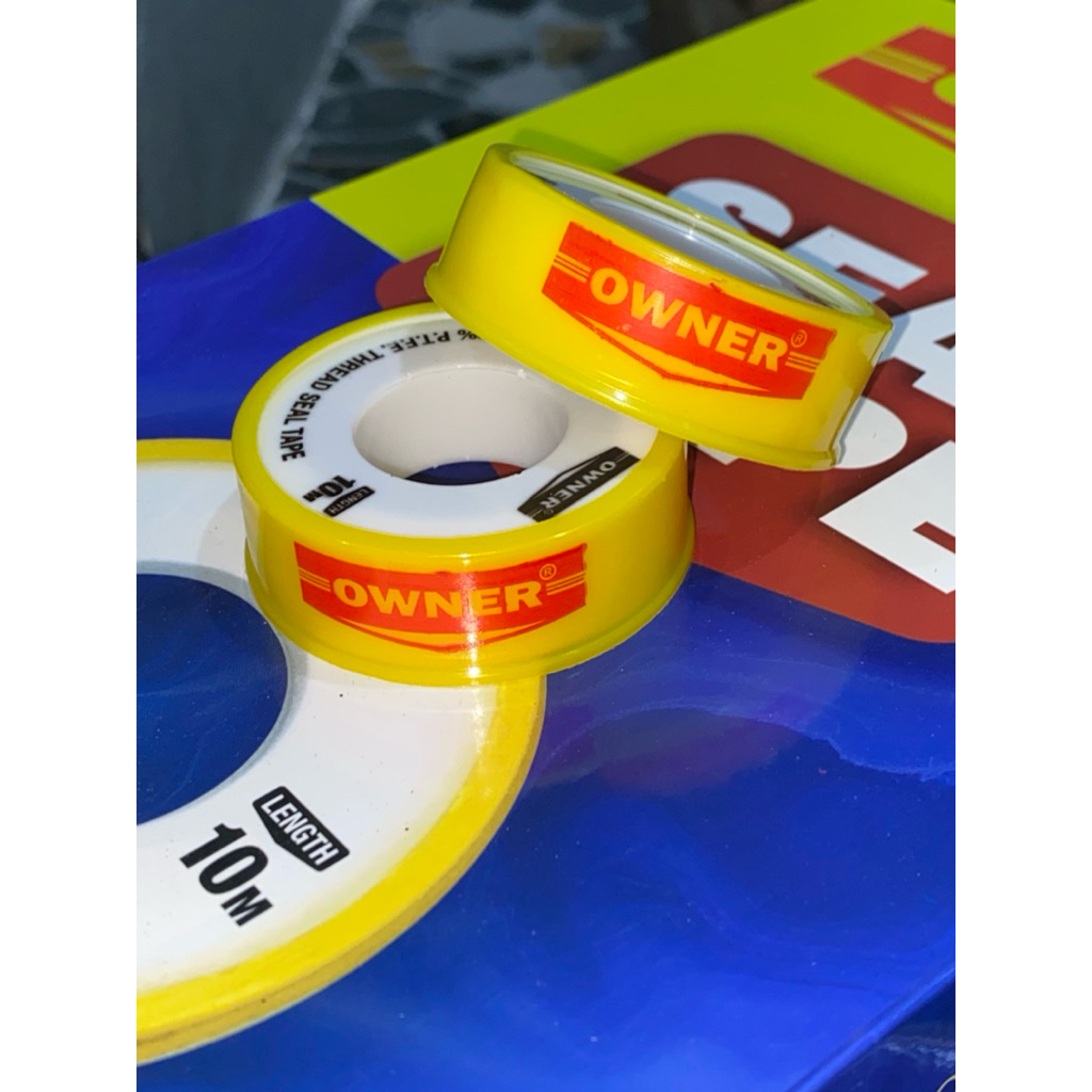 Seal Tape OWNER – Tape Anti Bocor Serbaguna untuk Pipa Air & Gas