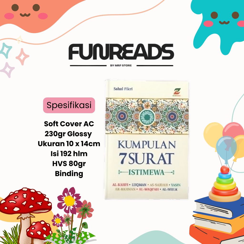 buku kumpulan 7 surat surah istimewa pendek al mulk yasin fadilah dan tahlil lengkap Terjemah